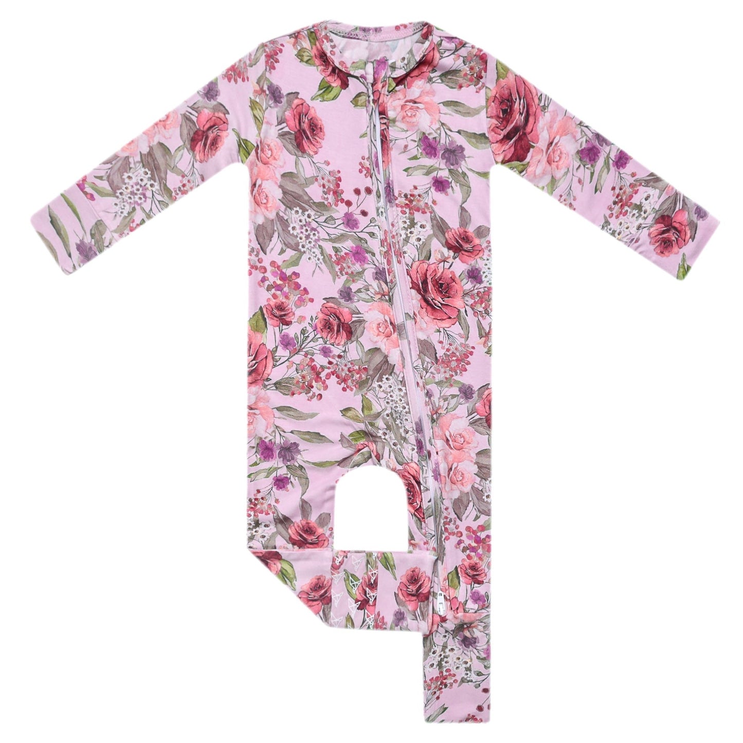 Bamboo Convertible Zip-Up Footie Pajama - Deborah