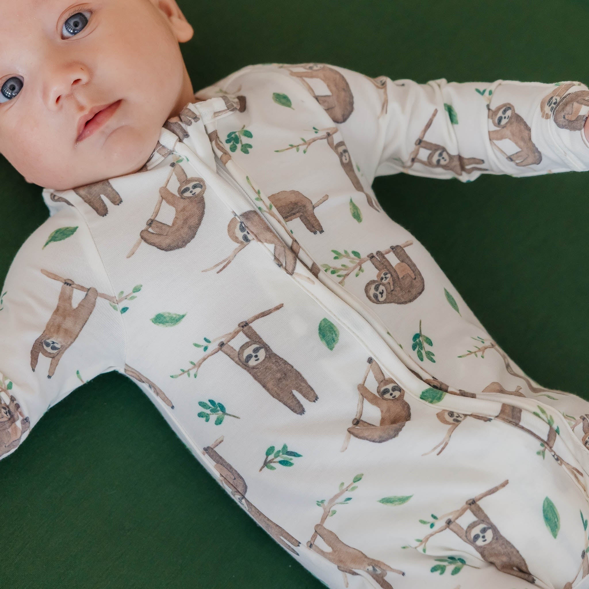 Zip-Up Footie Pajama - Noah