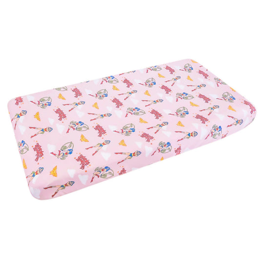 Premium Knit Diaper Changing Pad Cover - Wonder Woman