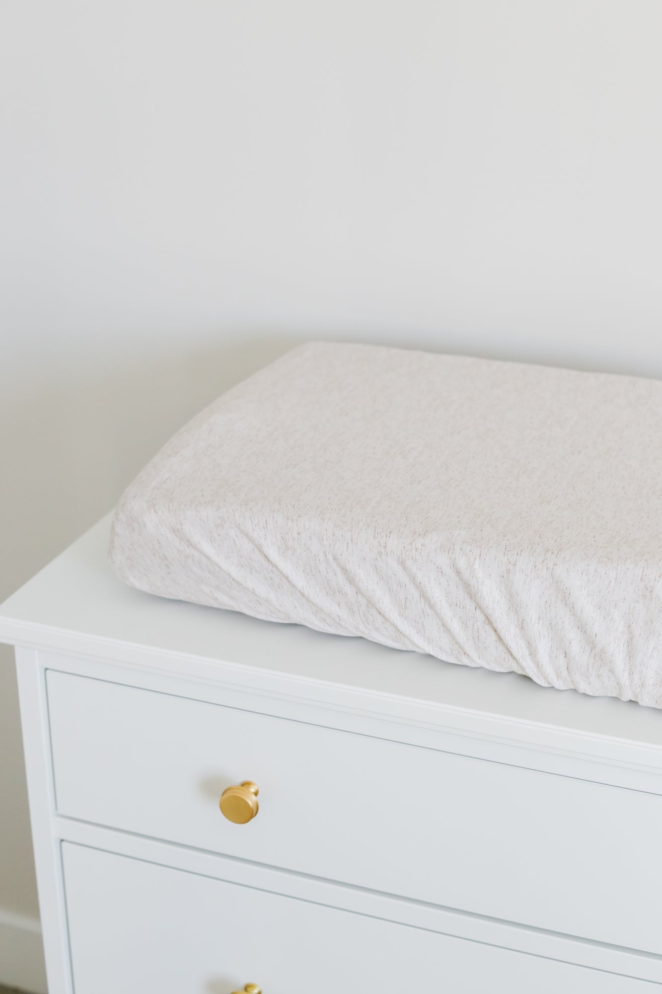 Premium Knit Diaper Changing Pad Cover - Oat