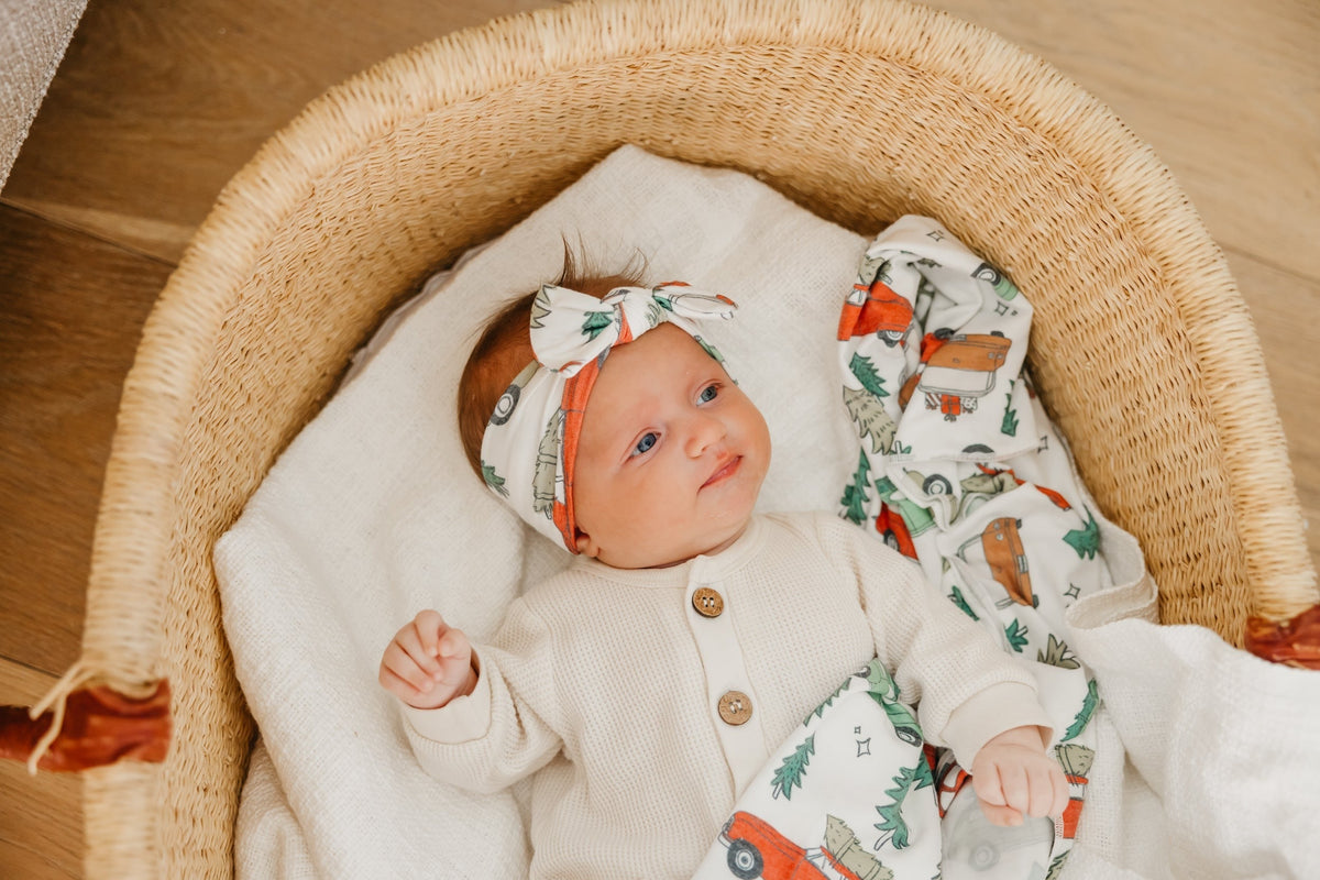 Knit Headband Bow - Griswold