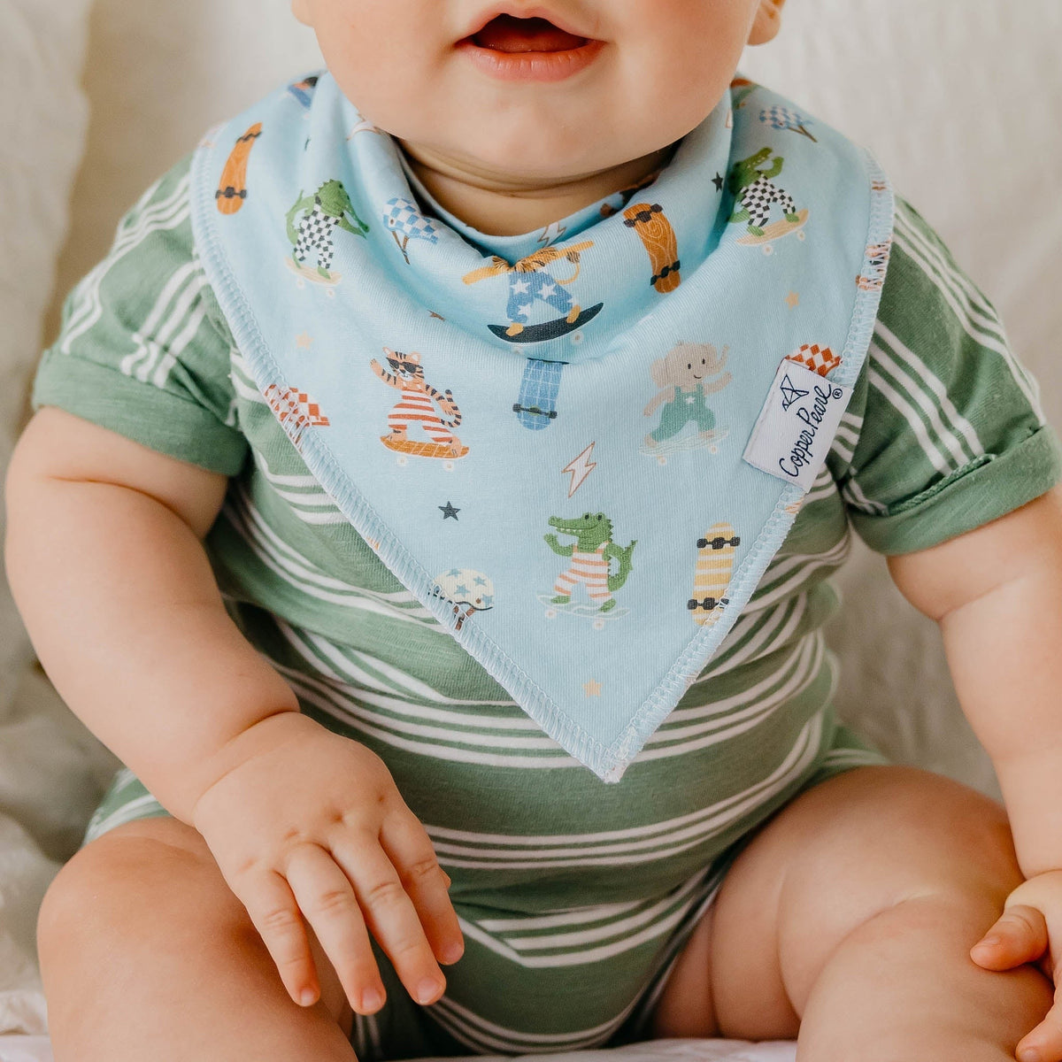 4 Pack Baby Bandana Bibs - Speedster