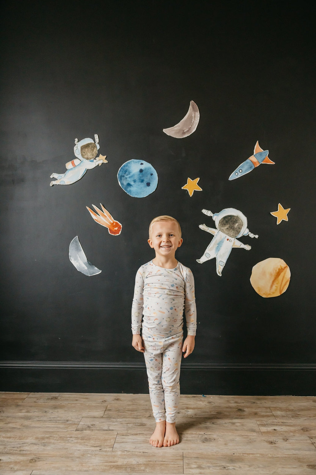 2pc Long Sleeve Pajama Set - Cosmos