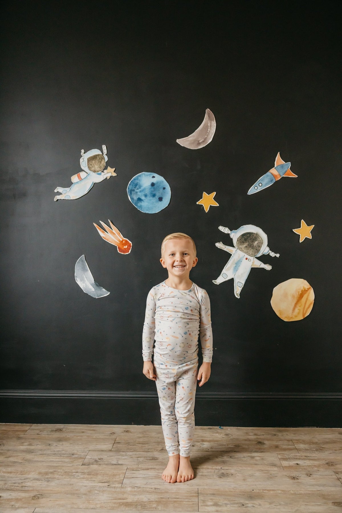 2pc Long Sleeve Pajama Set - Cosmos