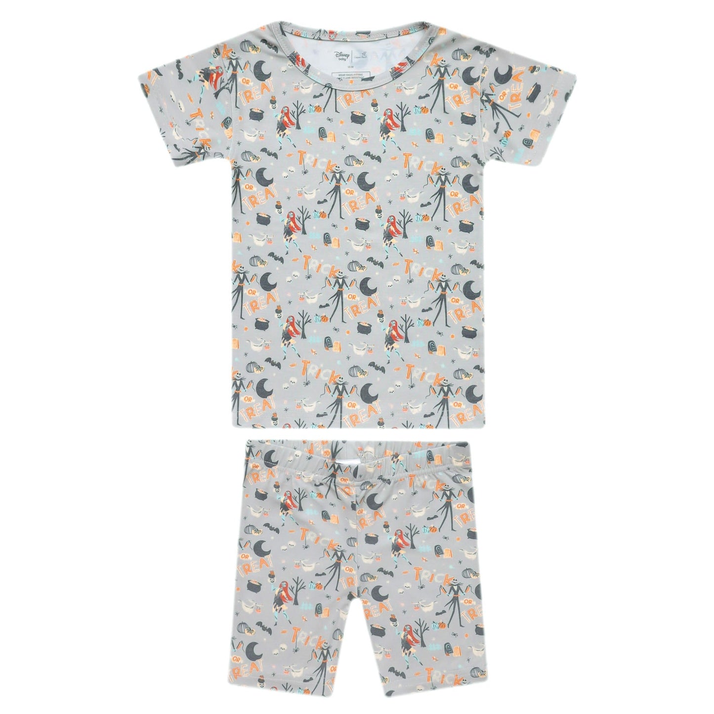 2pc Short Sleeve Pajama Set - Nightmare Before Christmas