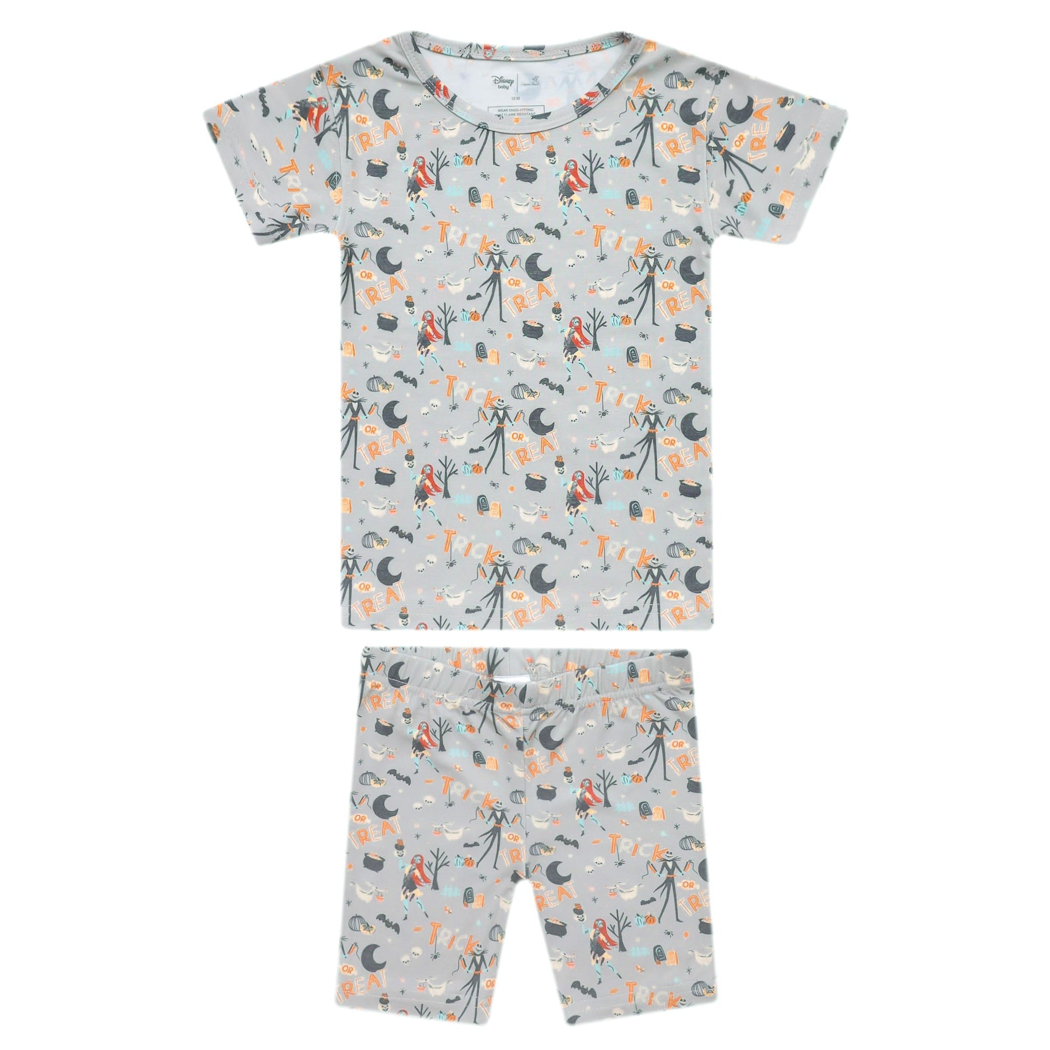 2pc Short Sleeve Pajama Set - Nightmare Before Christmas
