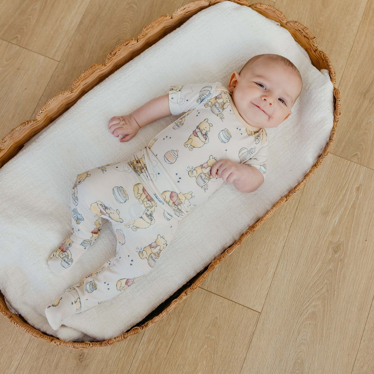 Footed Baby Pants - Hunny