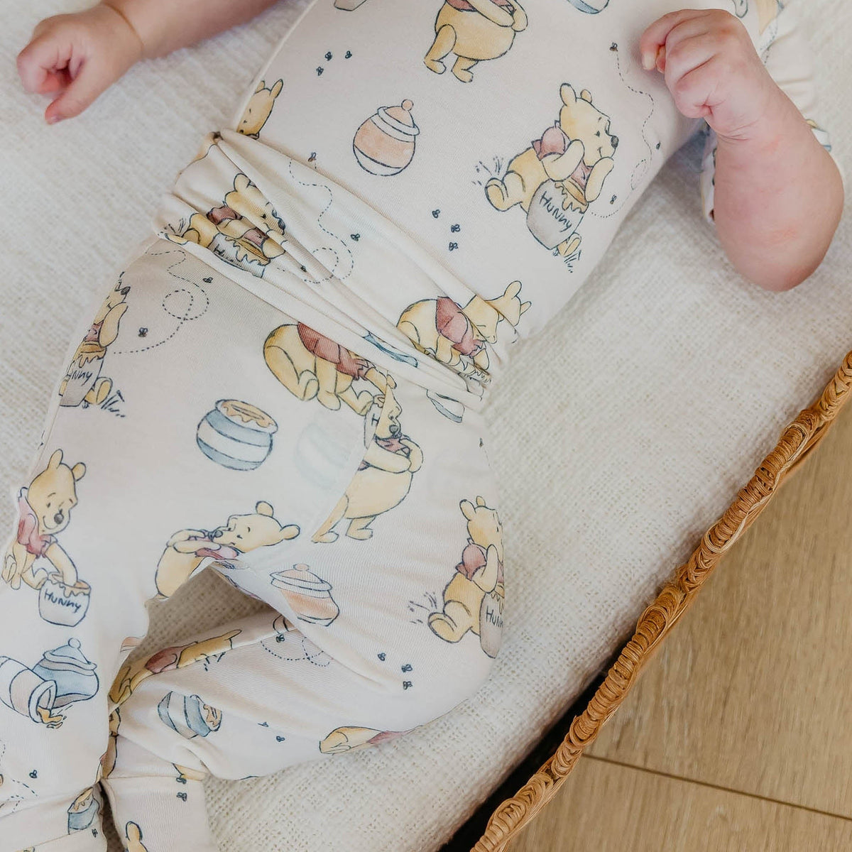 Footed Baby Pants - Hunny