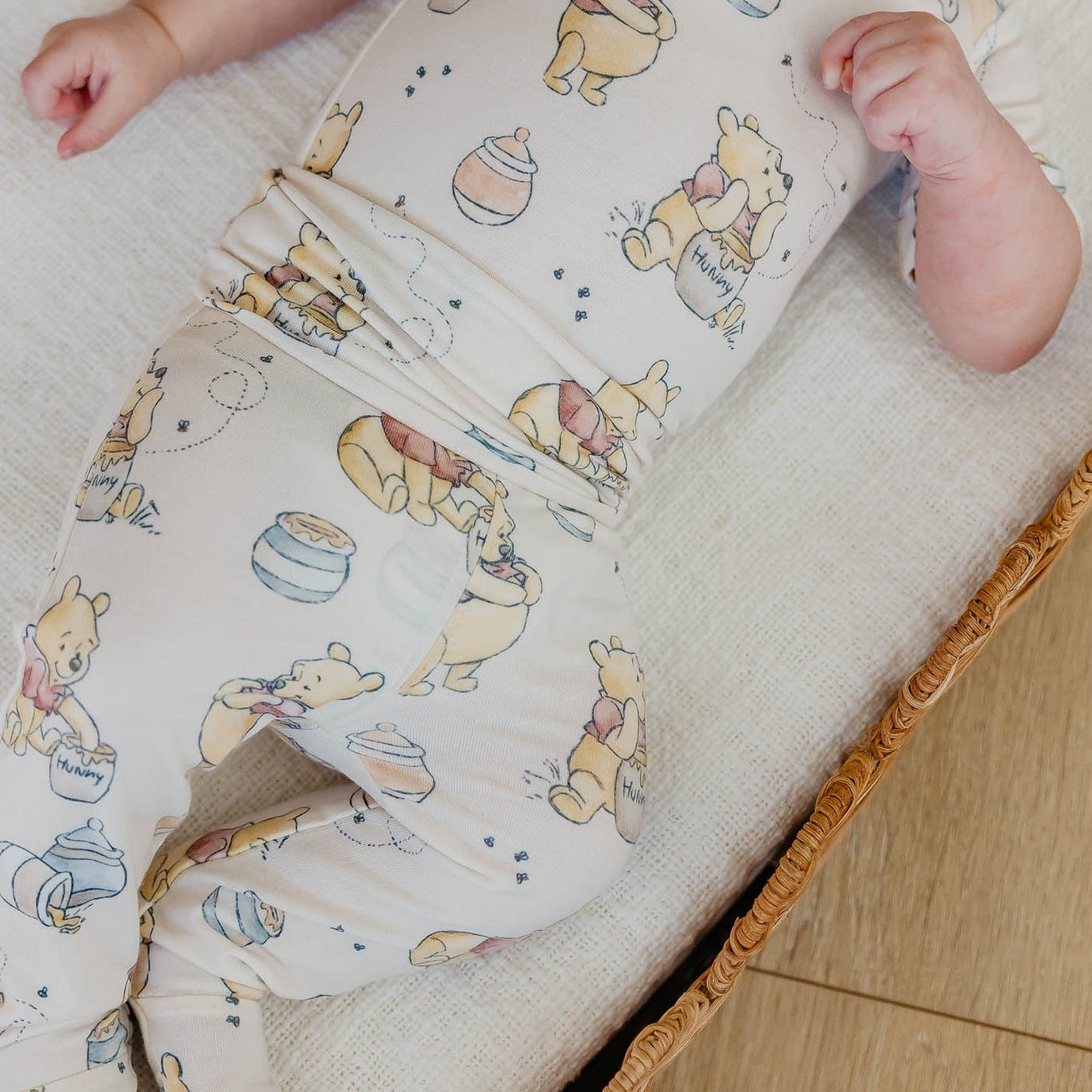 Footed Baby Pants - Hunny