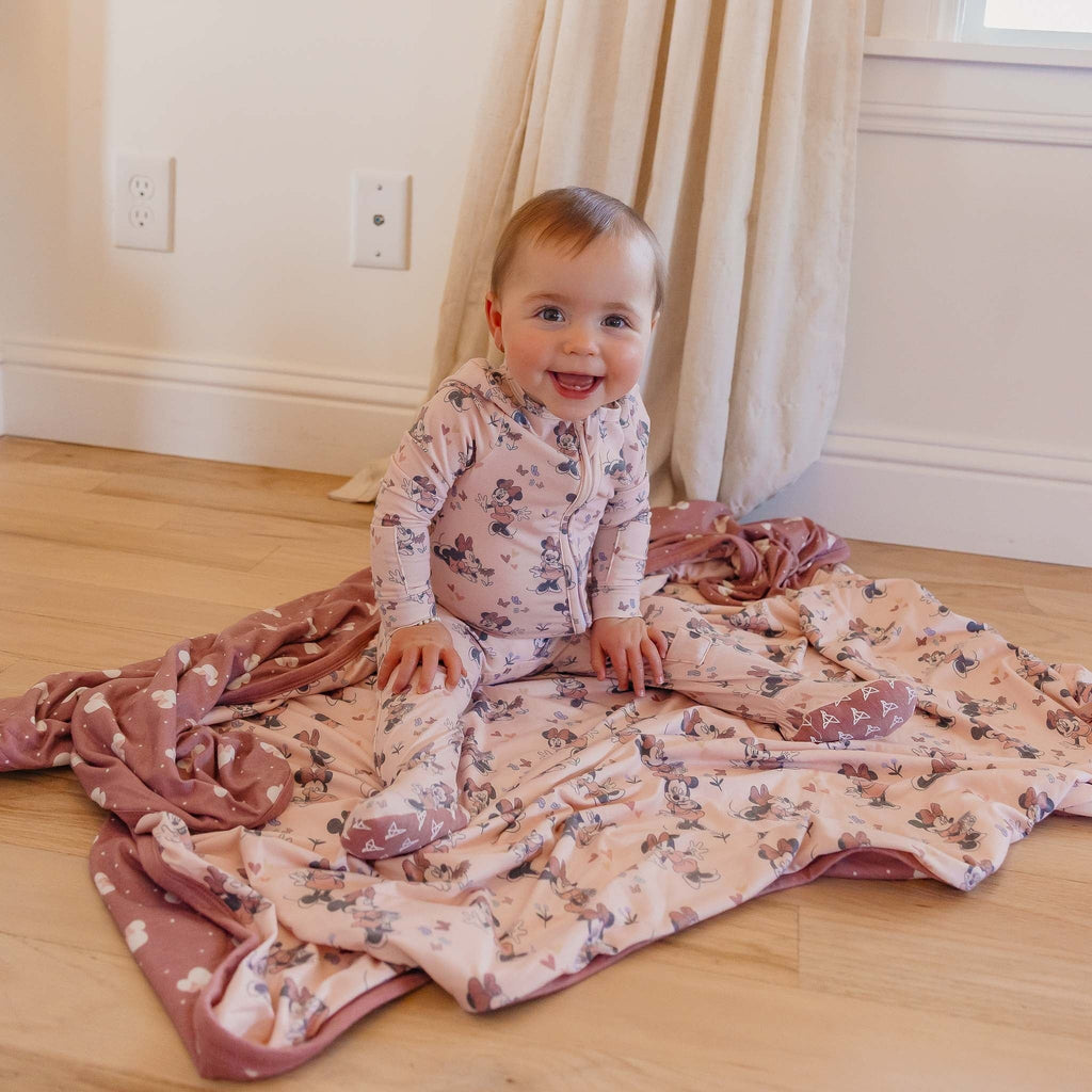 Zip-Up Footie Pajama - Minnie Mouse