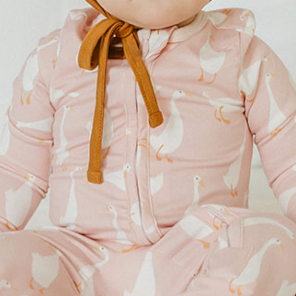 Zip-Up Footie Pajama - Goosie