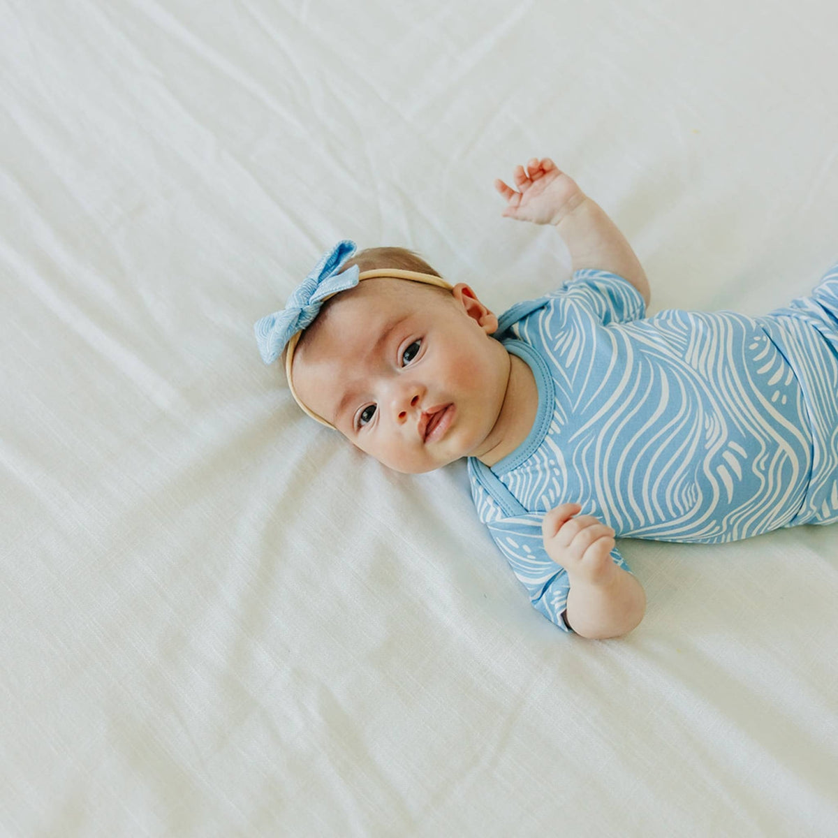 Classic Baby Bow - Surf