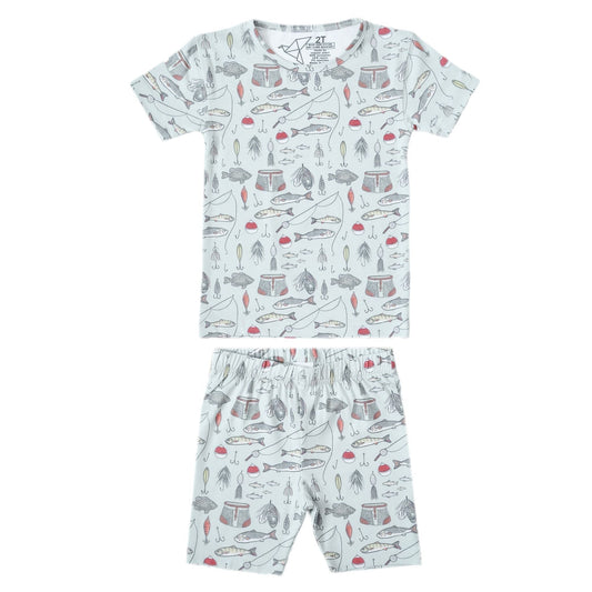 2pc Short Sleeve Pajama Set - Trout