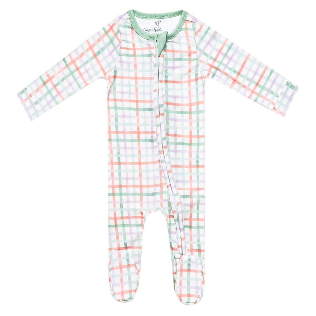 Zip-Up Footie Pajama - Madelyn