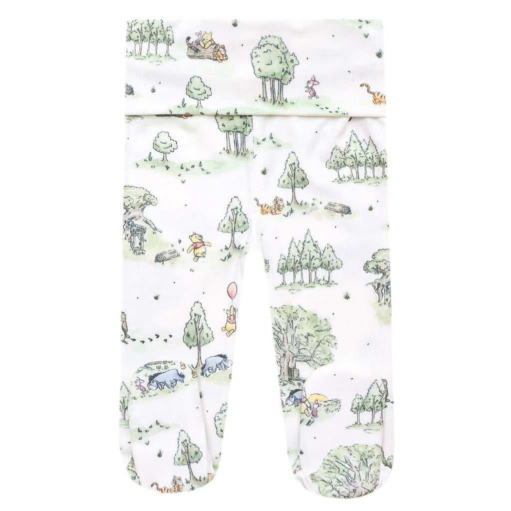 Footed Baby Pants - Hundred Acre Wood