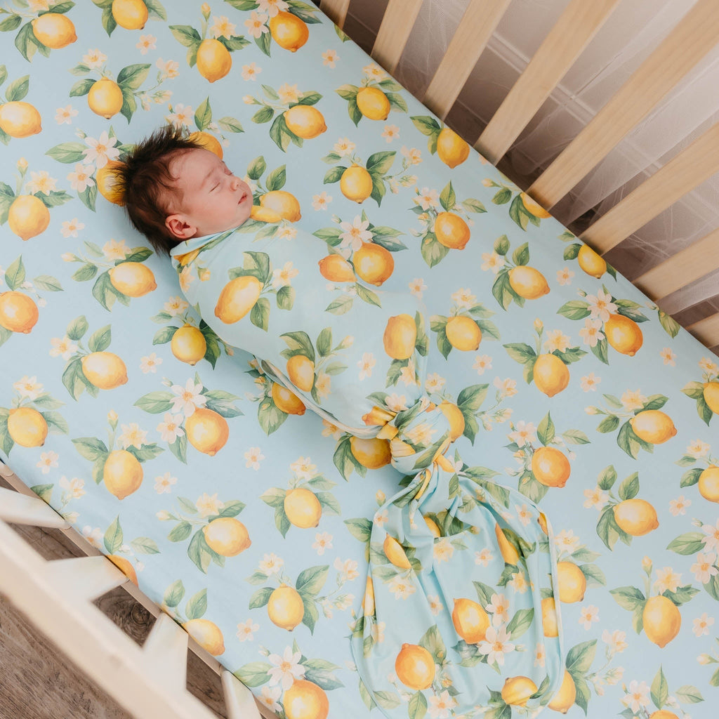 Premium Knit Fitted Crib Sheet - Melody