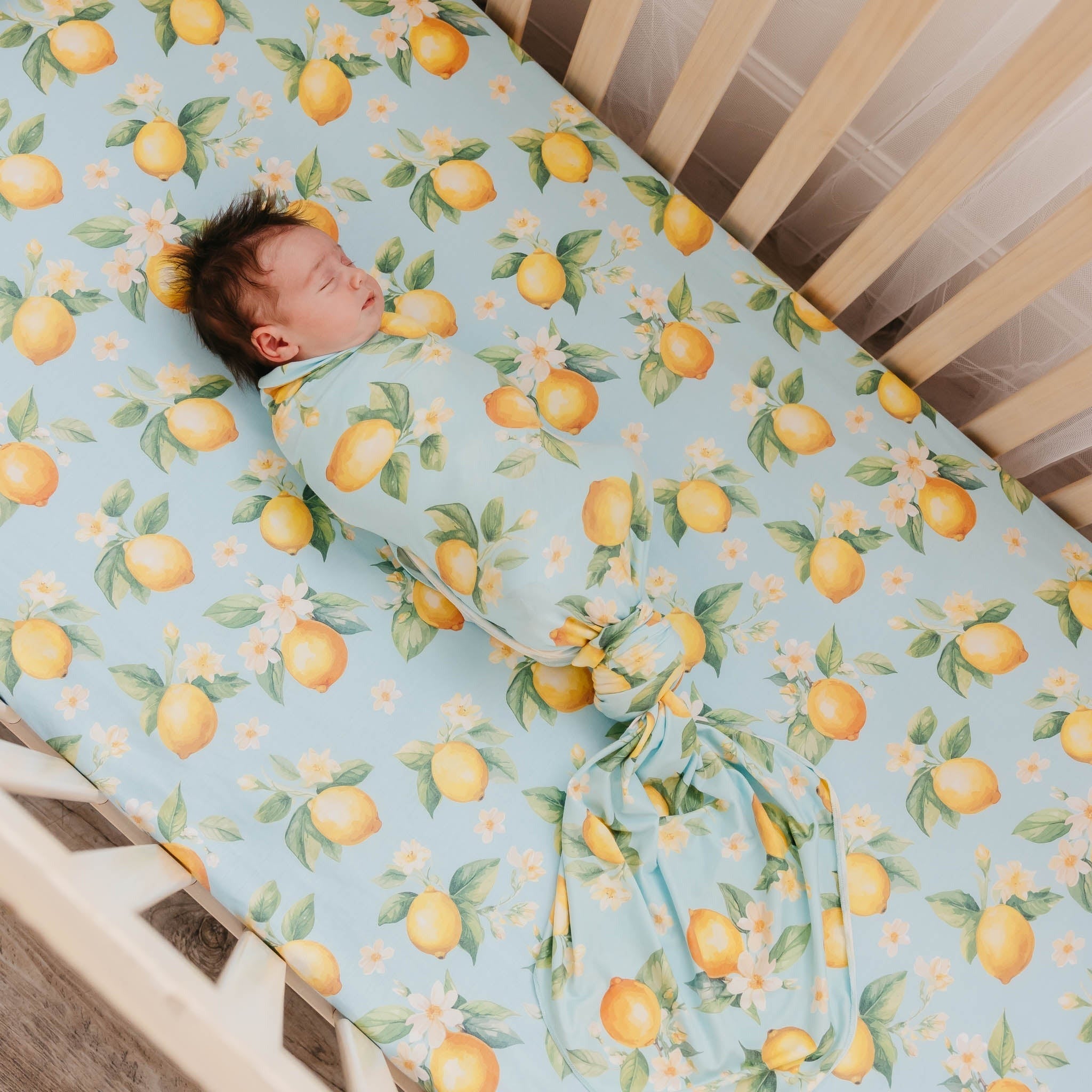Premium Knit Fitted Crib Sheet - Melody