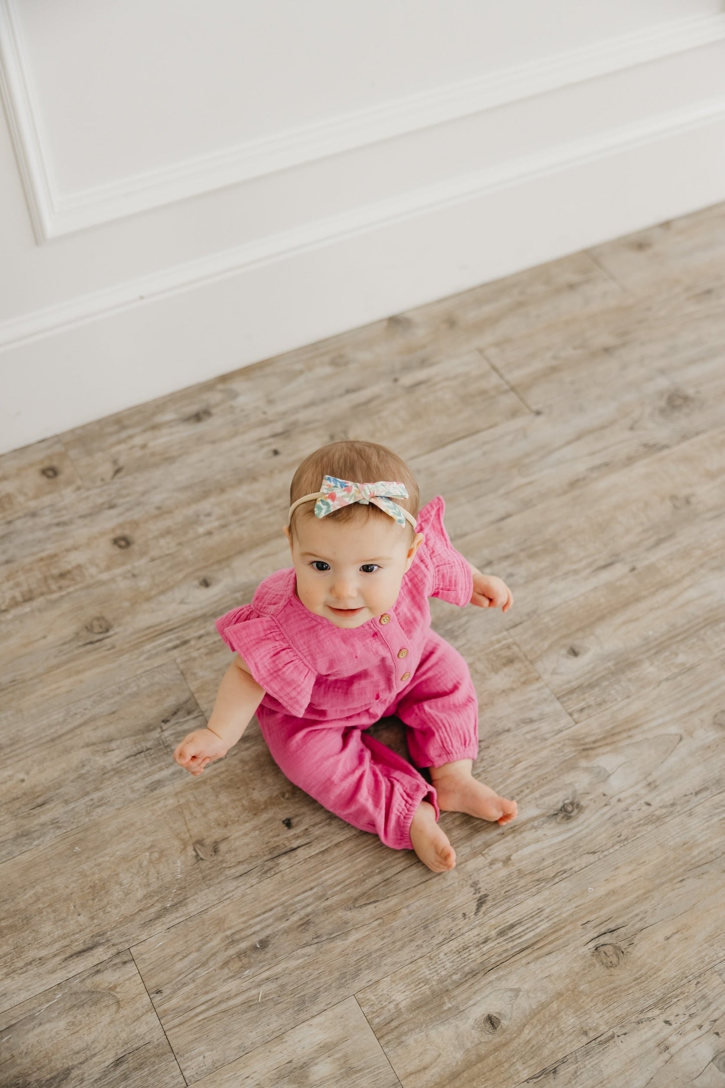 Ribbon Baby Bow - Lark