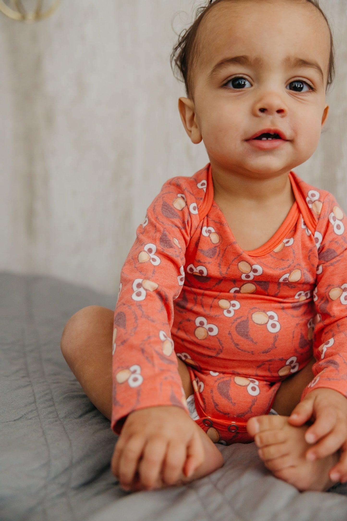 Long Sleeve Bodysuit - Elmo