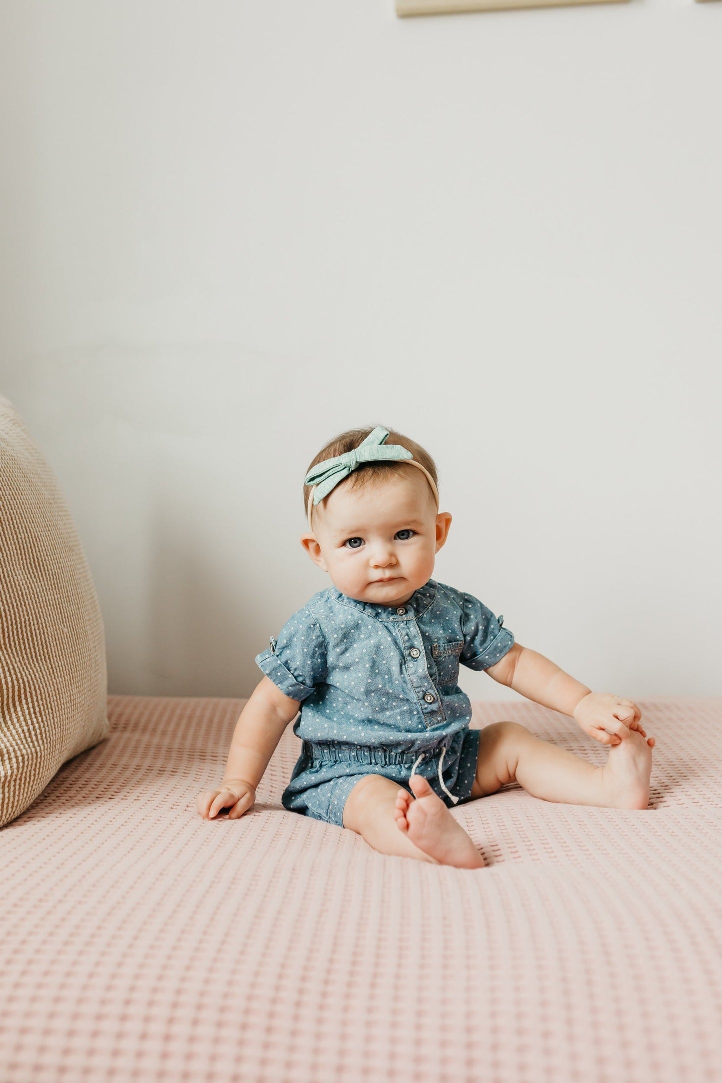 Ribbon Baby Bow - Emerson