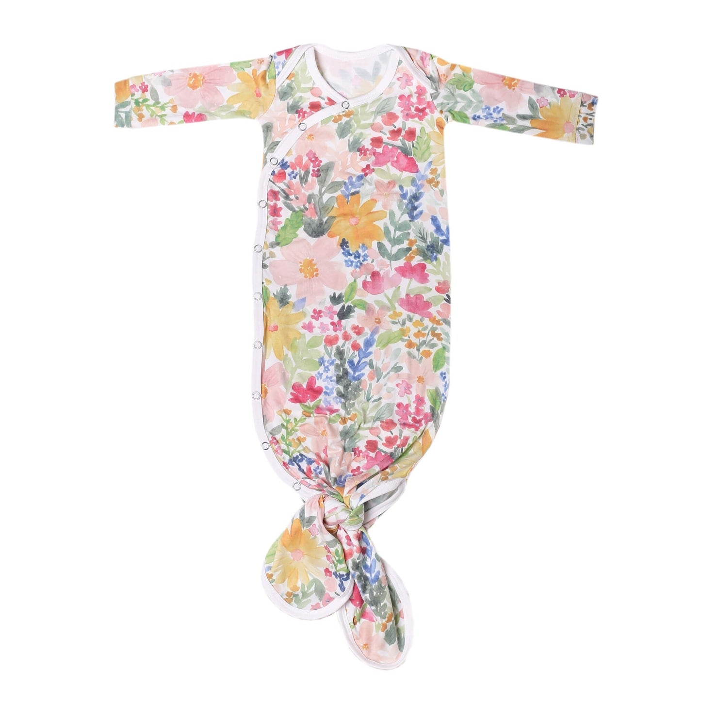 Newborn Knotted Gown - Lark