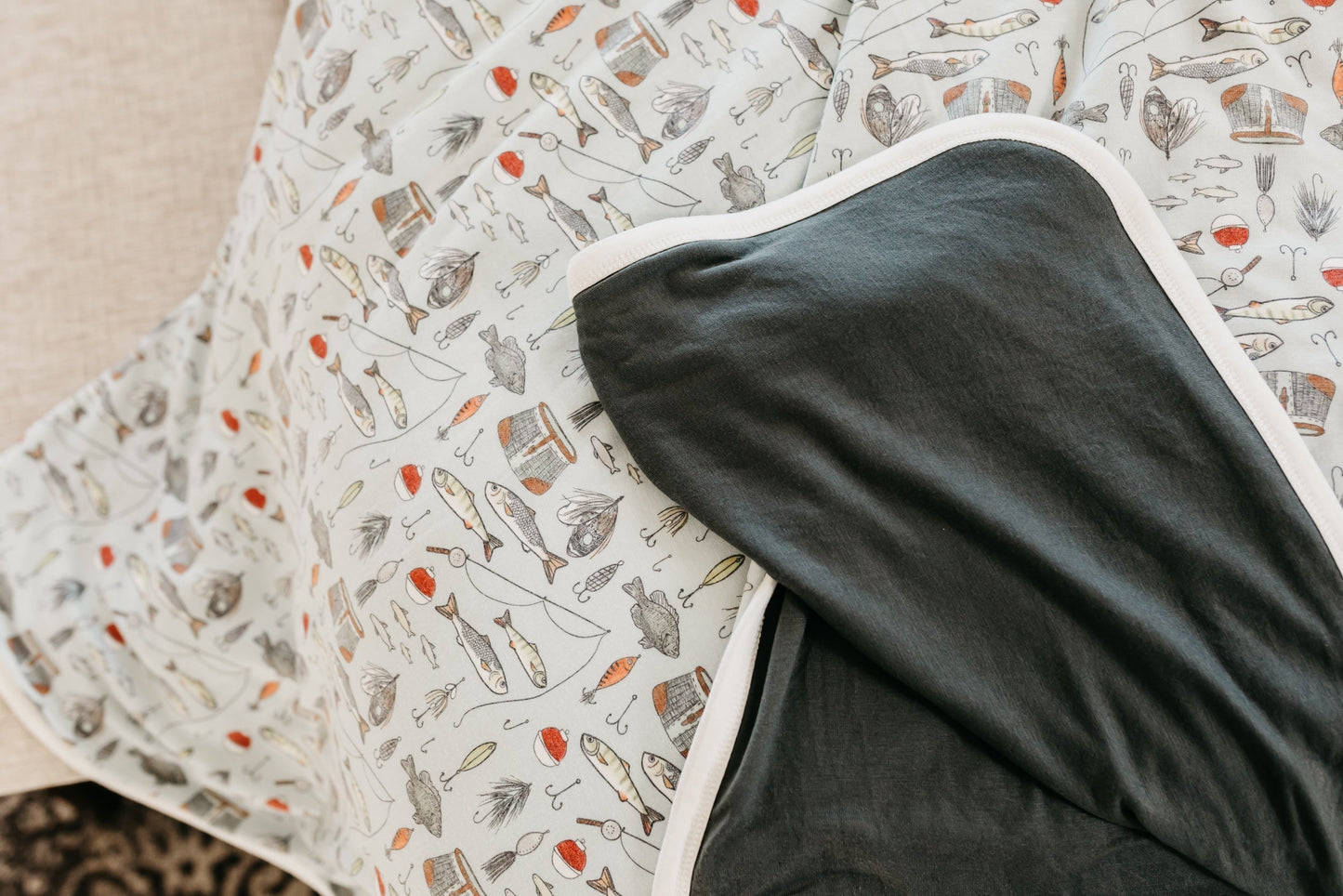Three-Layer Jumbo Quilt - Trout