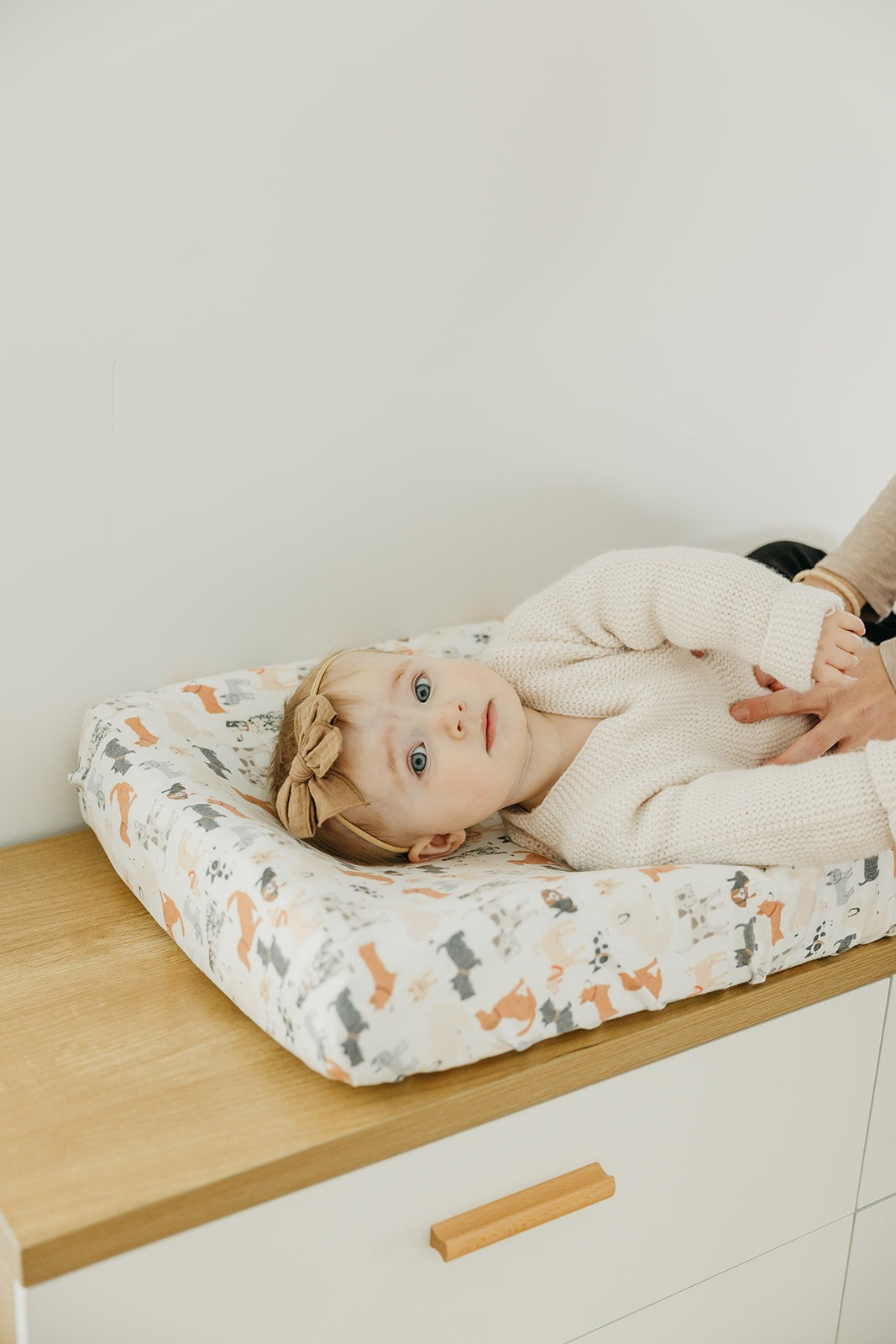 Premium Knit Diaper Changing Pad Cover - Rufus