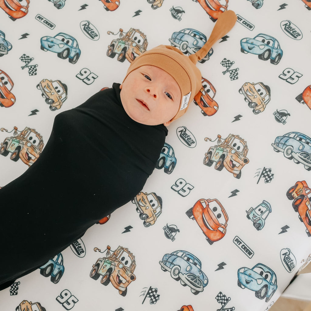 Premium Knit Fitted Crib Sheet - Disney Pixar Cars