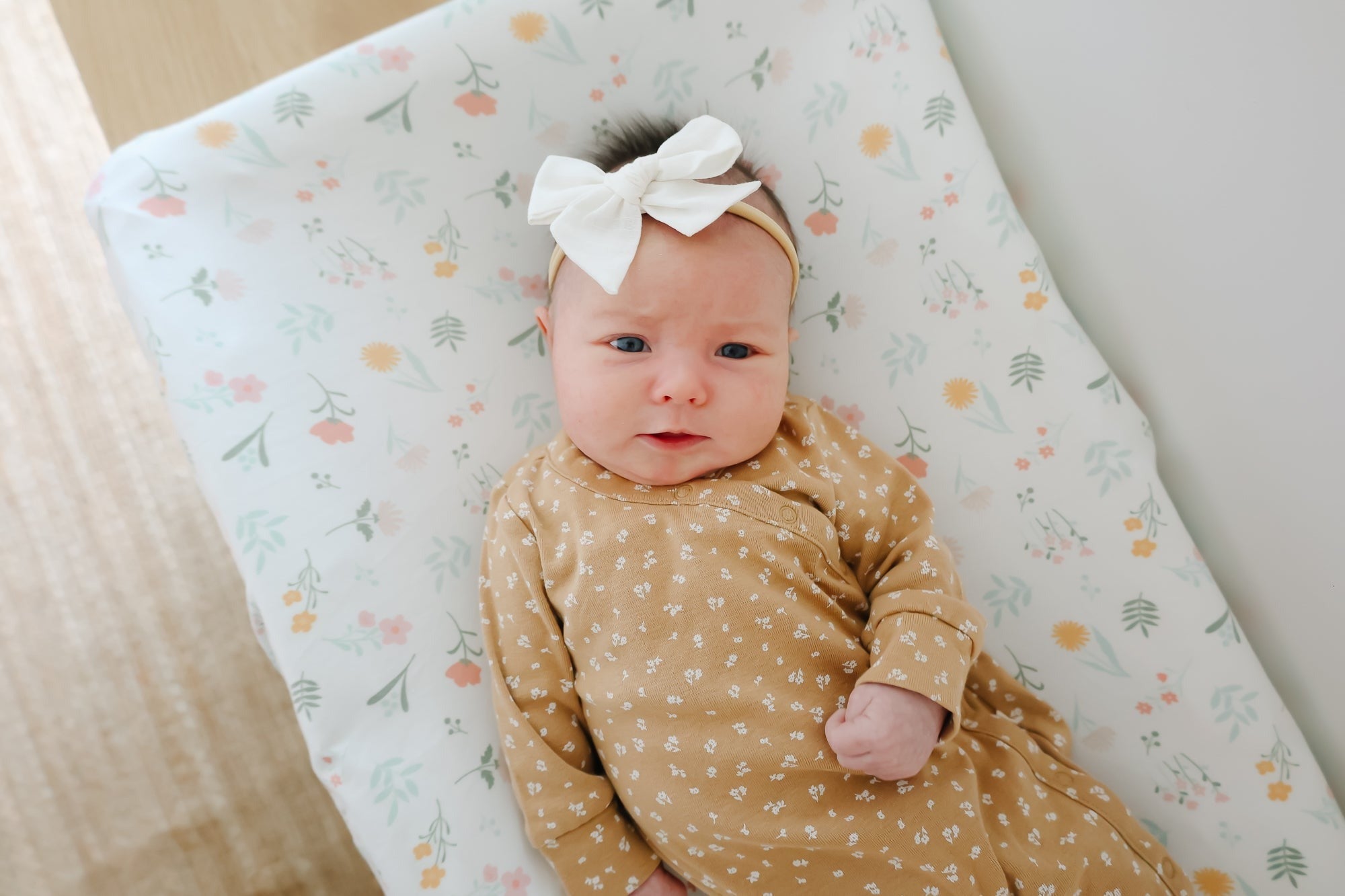 Premium Knit Diaper Changing Pad Cover - Mabel