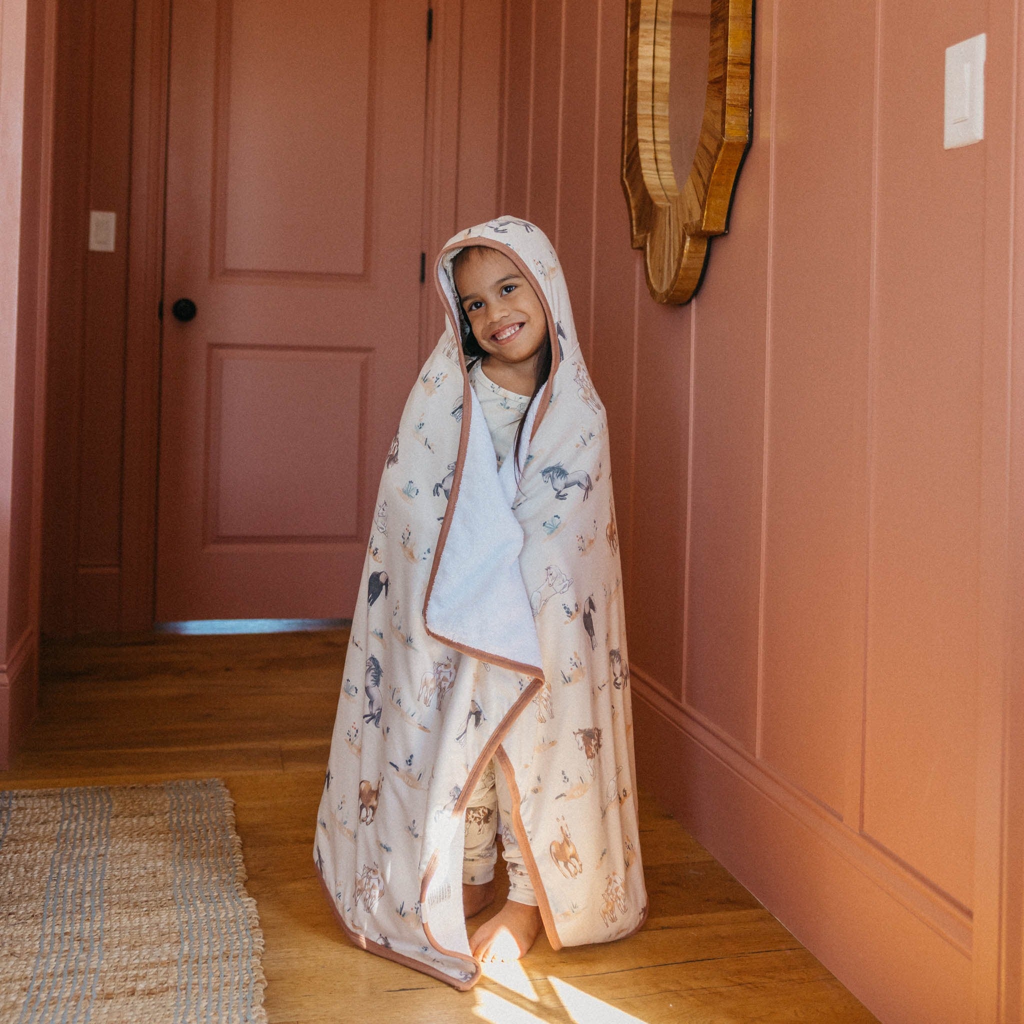 Premium Big Kid Hooded Towel - Montana