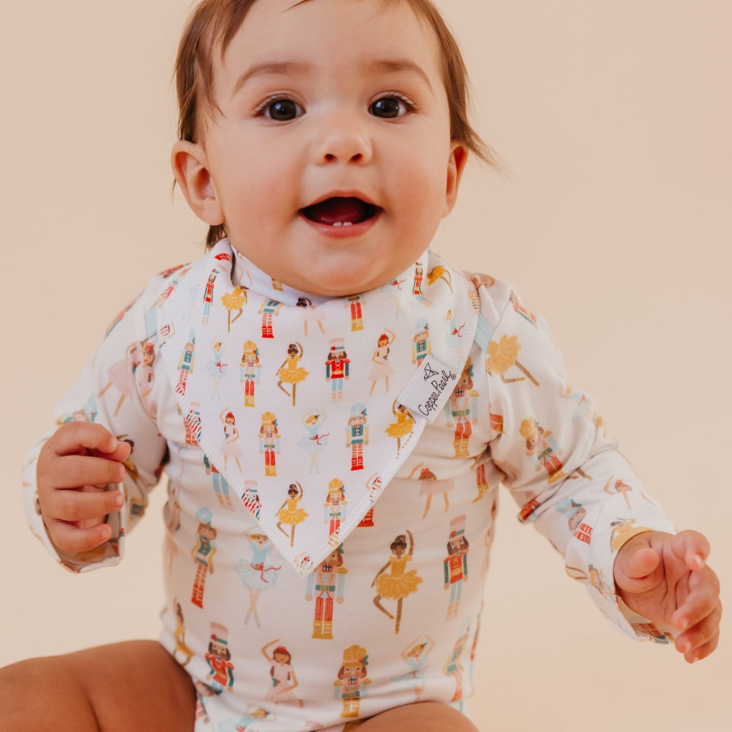 4 Pack Baby Bandana Bibs - Juliet