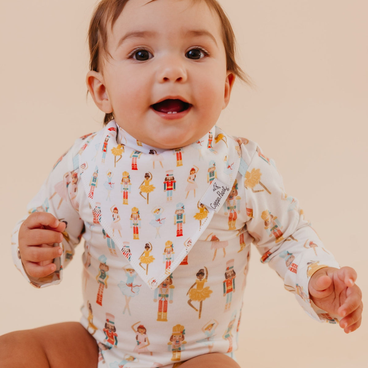 4 Pack Baby Bandana Bibs - Juliet