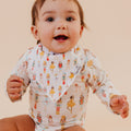 4 Pack Baby Bandana Bibs - Juliet
