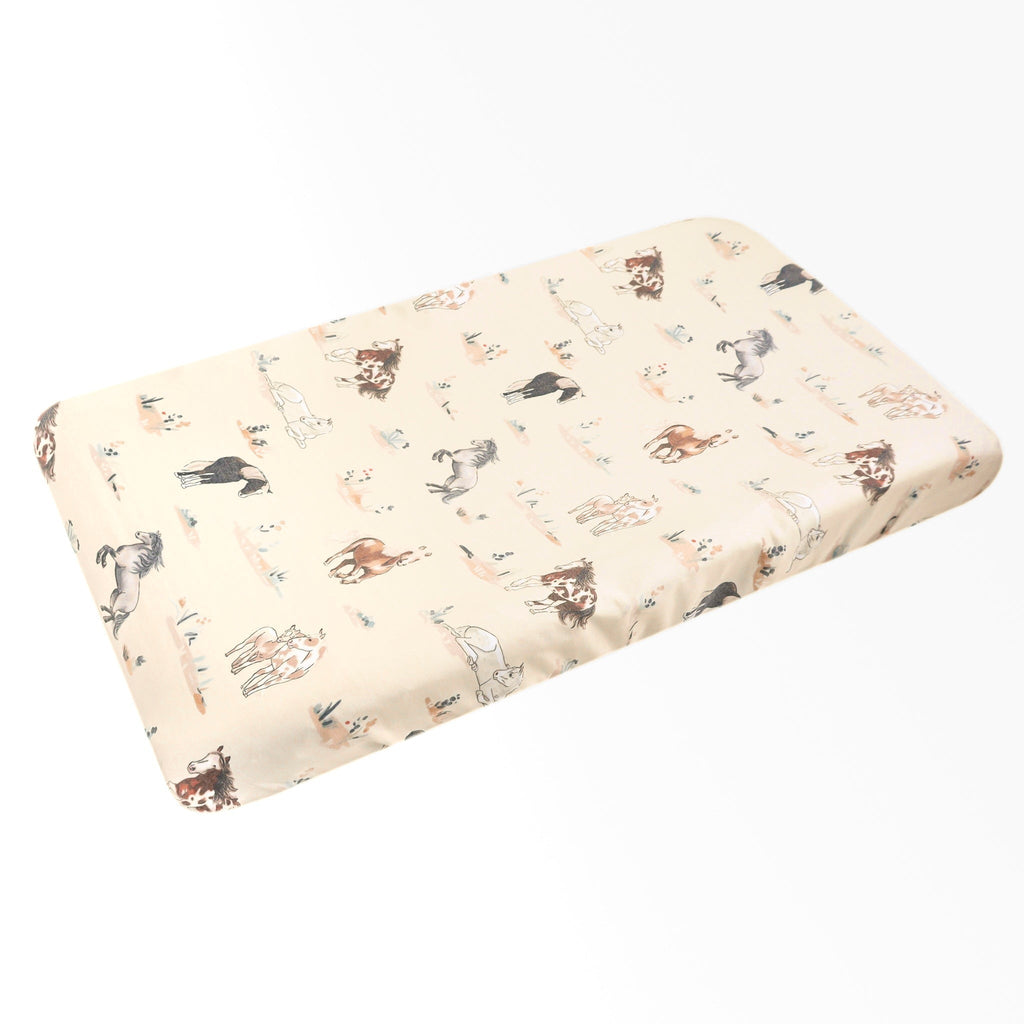 Premium Knit Diaper Changing Pad Cover - Montana