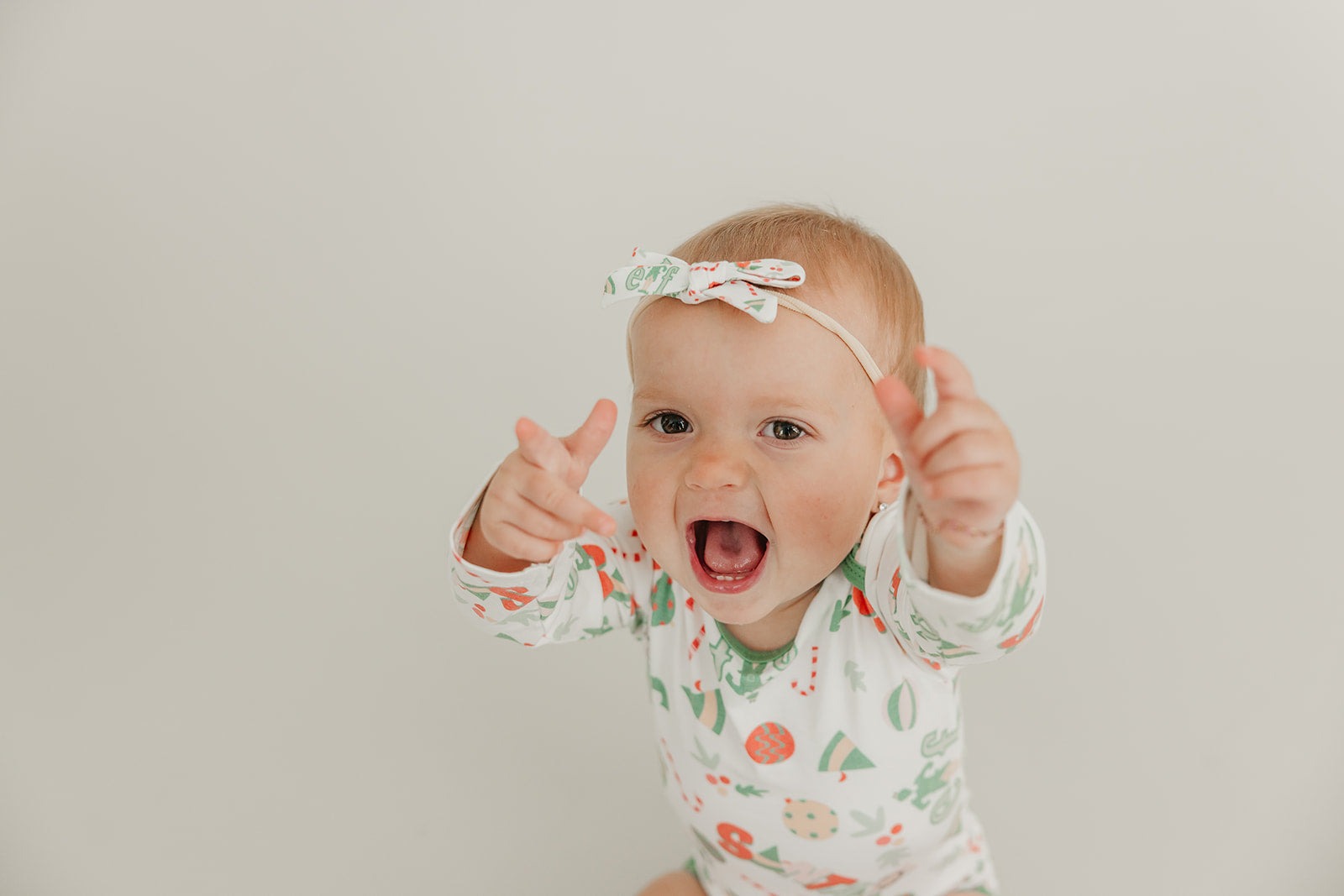 Ribbon Baby Bow - Elf