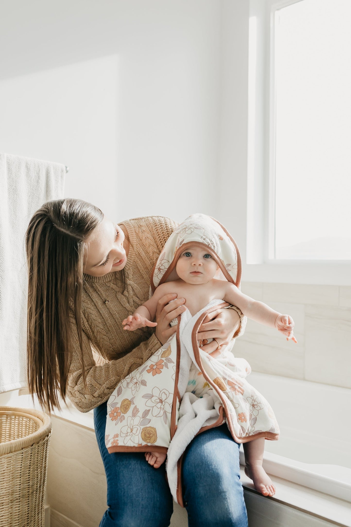 Premium Baby Knit Hooded Towel - Ferra