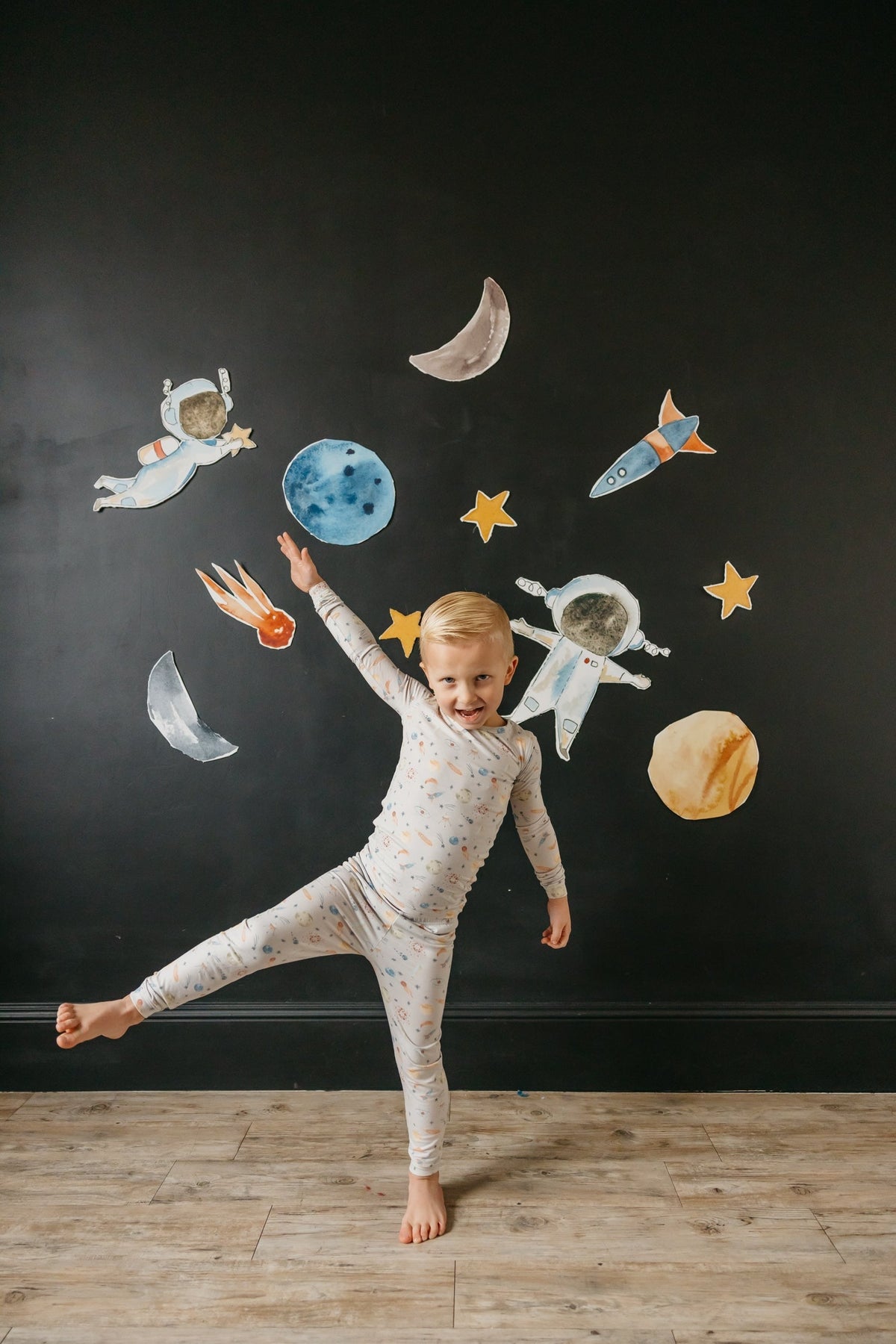 2pc Long Sleeve Pajama Set - Cosmos
