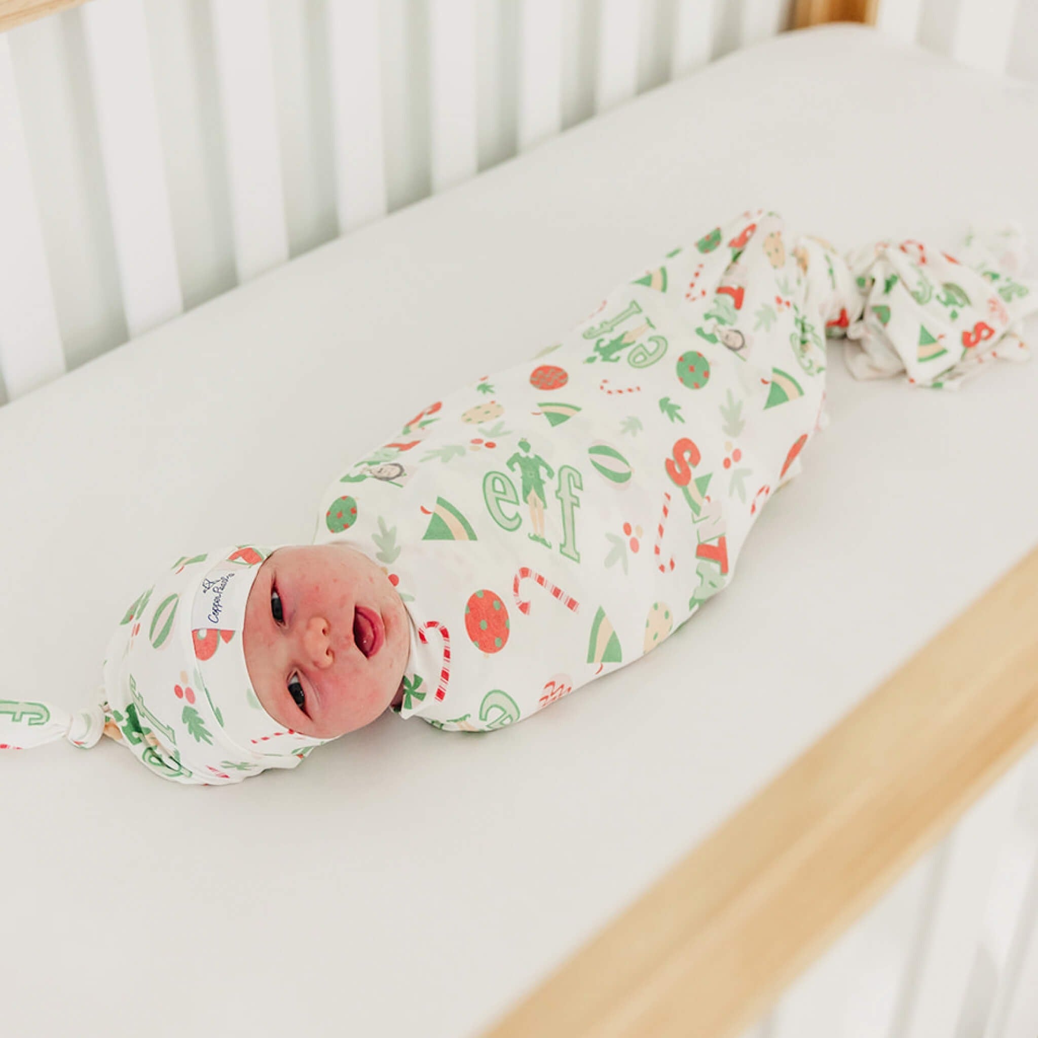 Knit Swaddle Blanket - Elf