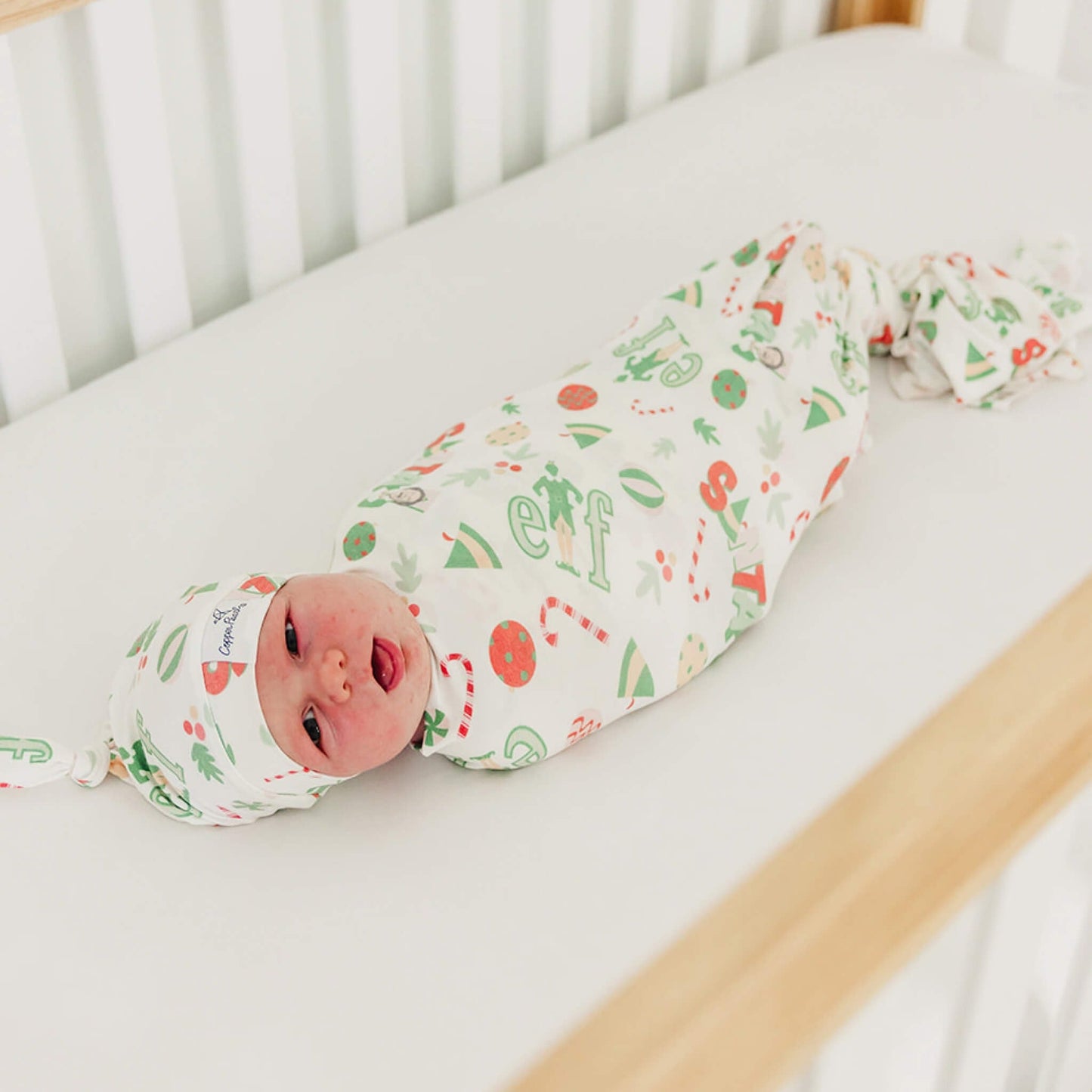 Knit Swaddle Blanket - Elf