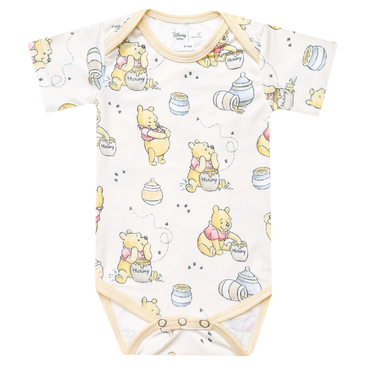 Short Sleeve Bodysuit - Hunny