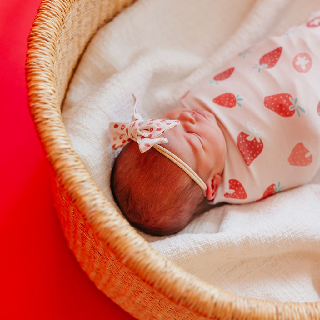 Classic Baby Bow - Strawberry