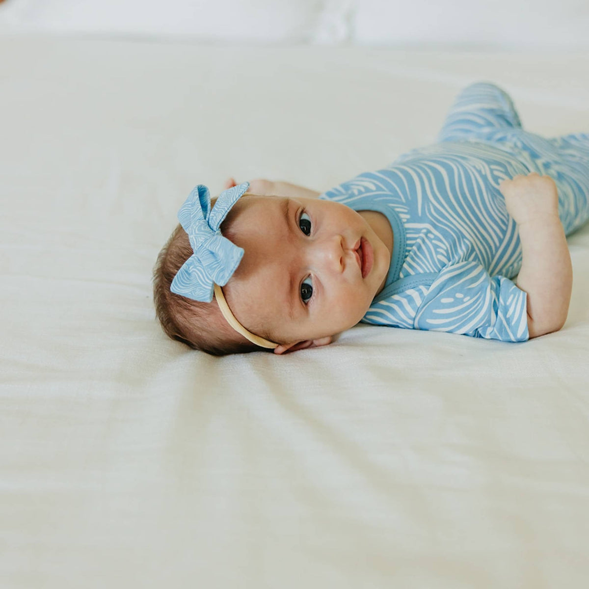 Classic Baby Bow - Surf