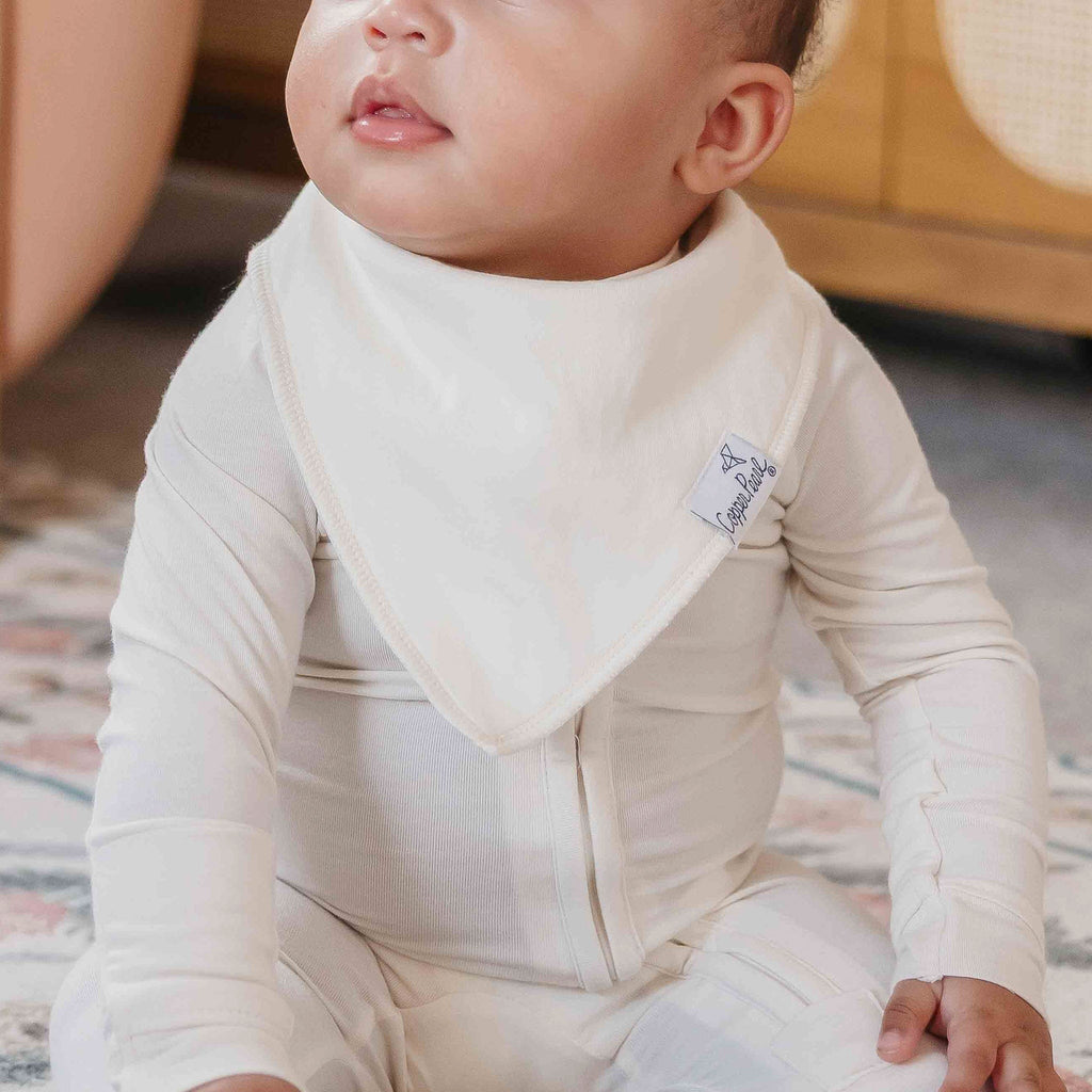 4 Pack Baby Bandana Bibs - Cru