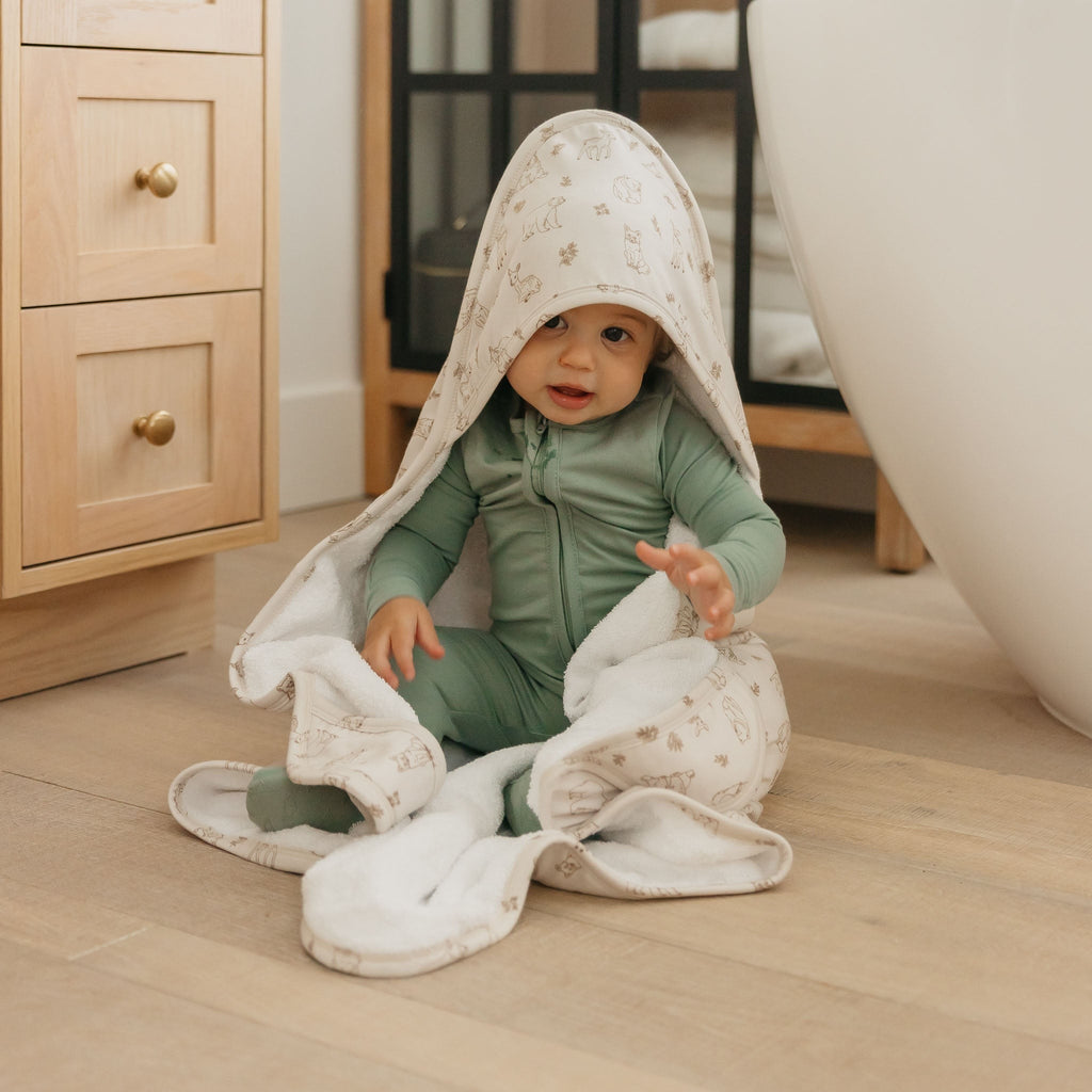 Premium Baby Knit Hooded Towel - Dylan