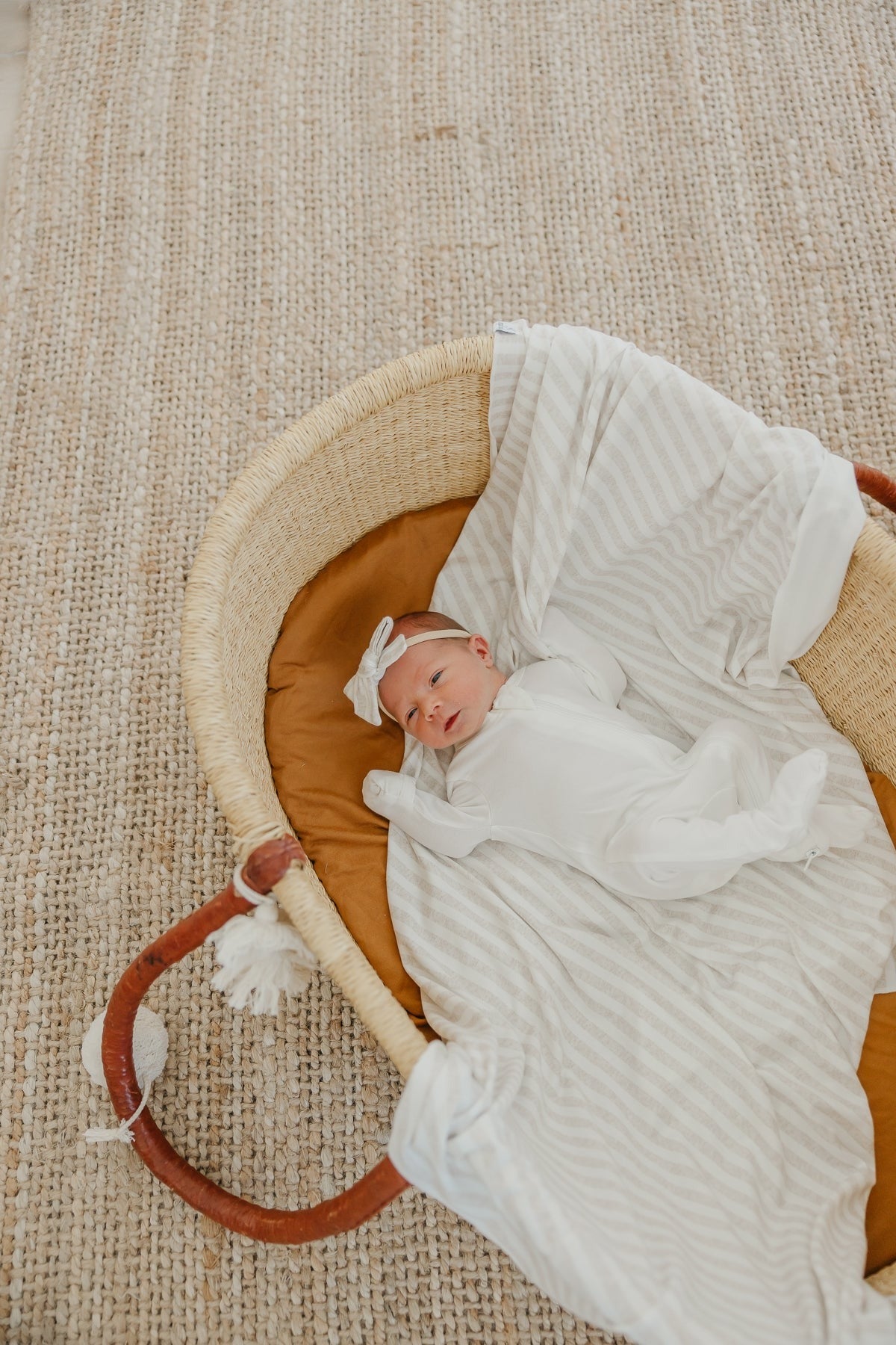 Classic Baby Bow - Coastal
