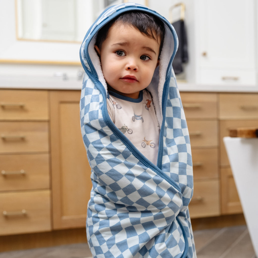 Premium Baby Knit Hooded Towel - Miles