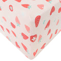 Premium Knit Fitted Crib Sheet - Strawberry