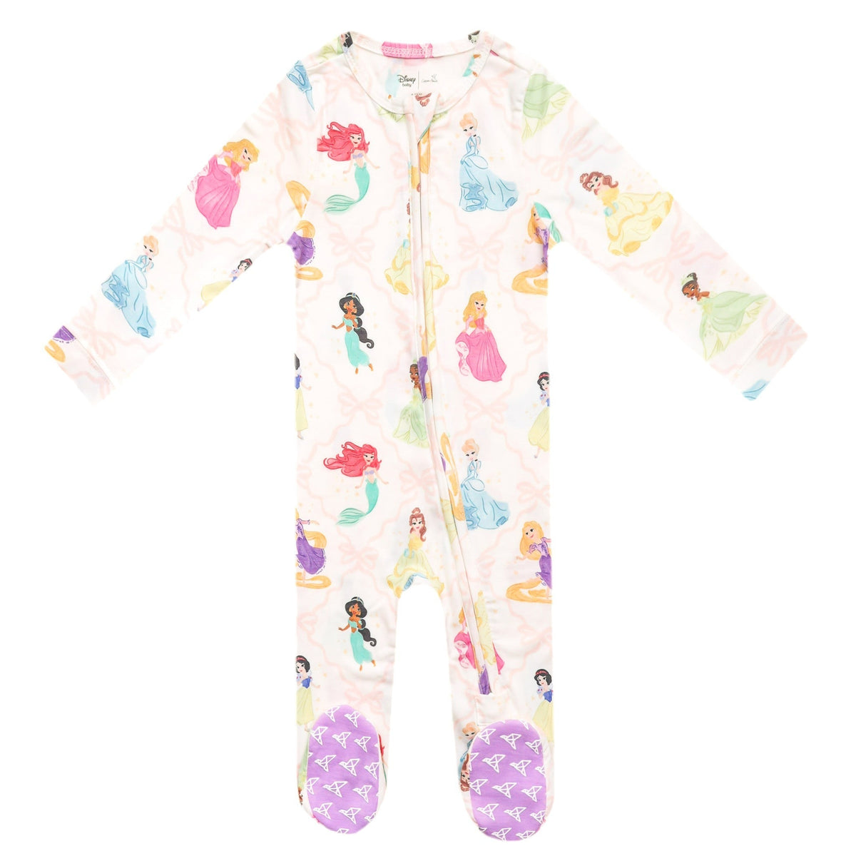 Zip-Up Footie Pajama - Disney Princess