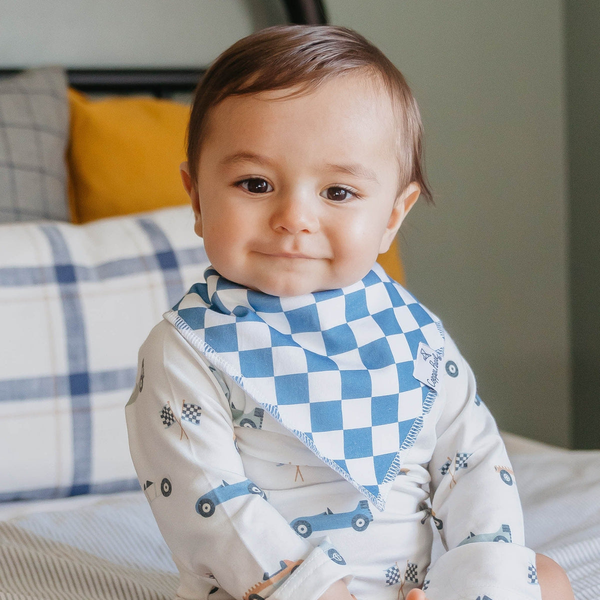 4 Pack Baby Bandana Bibs - Speedster