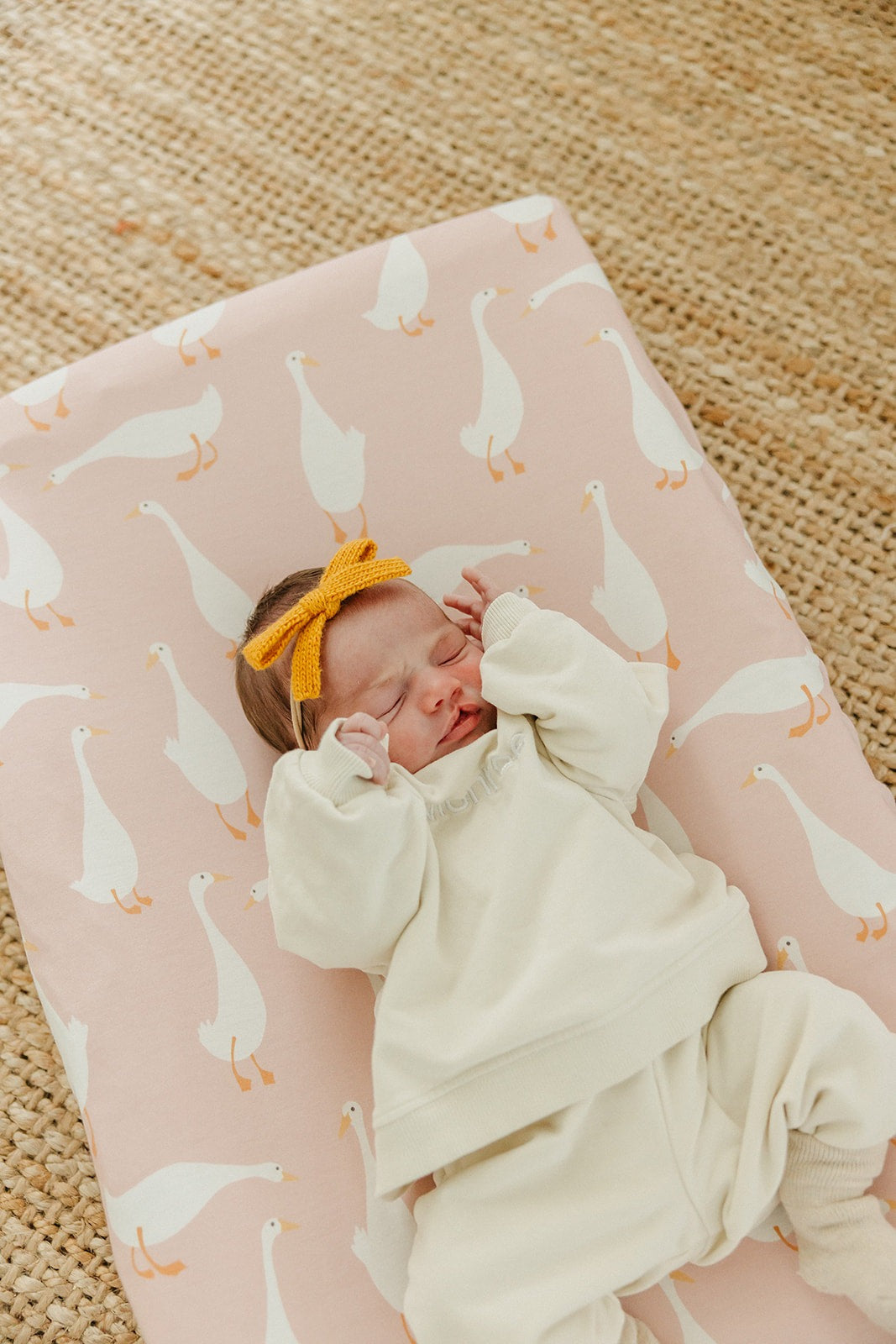 Premium Knit Diaper Changing Pad Cover - Goosie